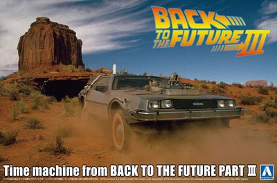 Aoshima 1/24 Time Machine from Back to the Future Part III 064382