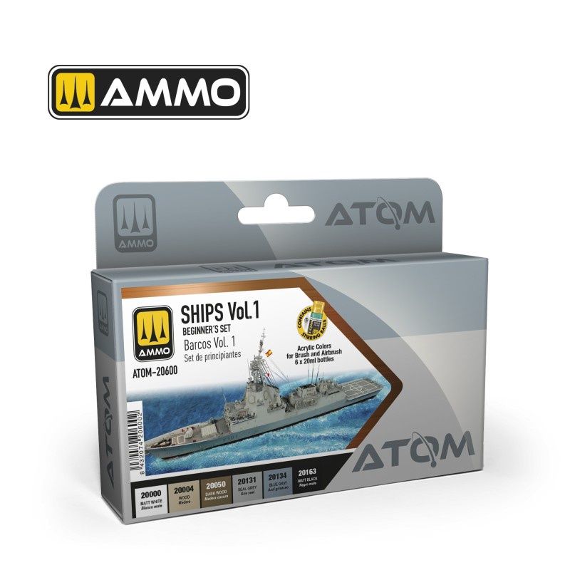 AMMO by Mig ATOM Ships Vol.1 Beginner's Set 20600