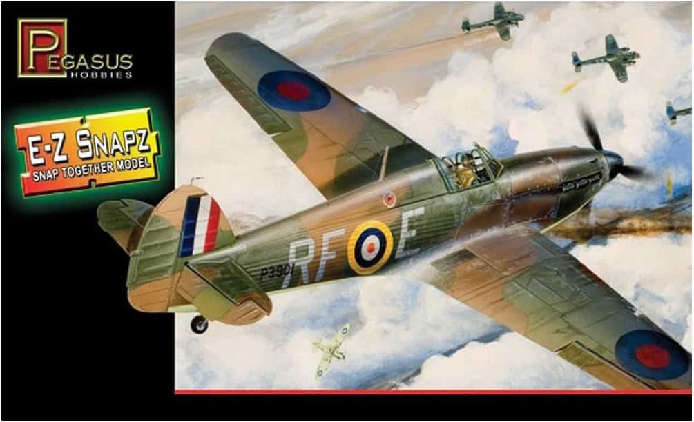 Pegasus 1/48 Hawker Hurricane Mk.I E-Z Snapz 8411