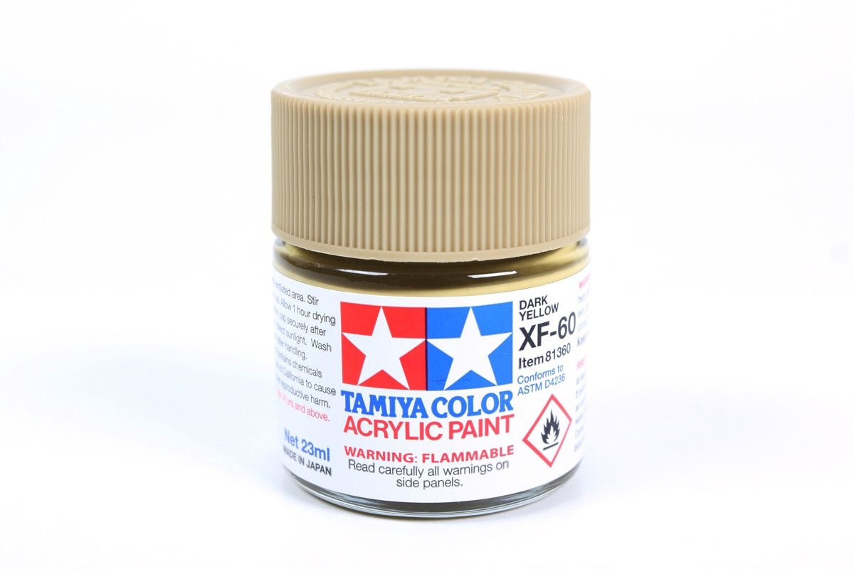 Tamiya XF-60 Dark Yellow Acrylic (23ml) 81360
