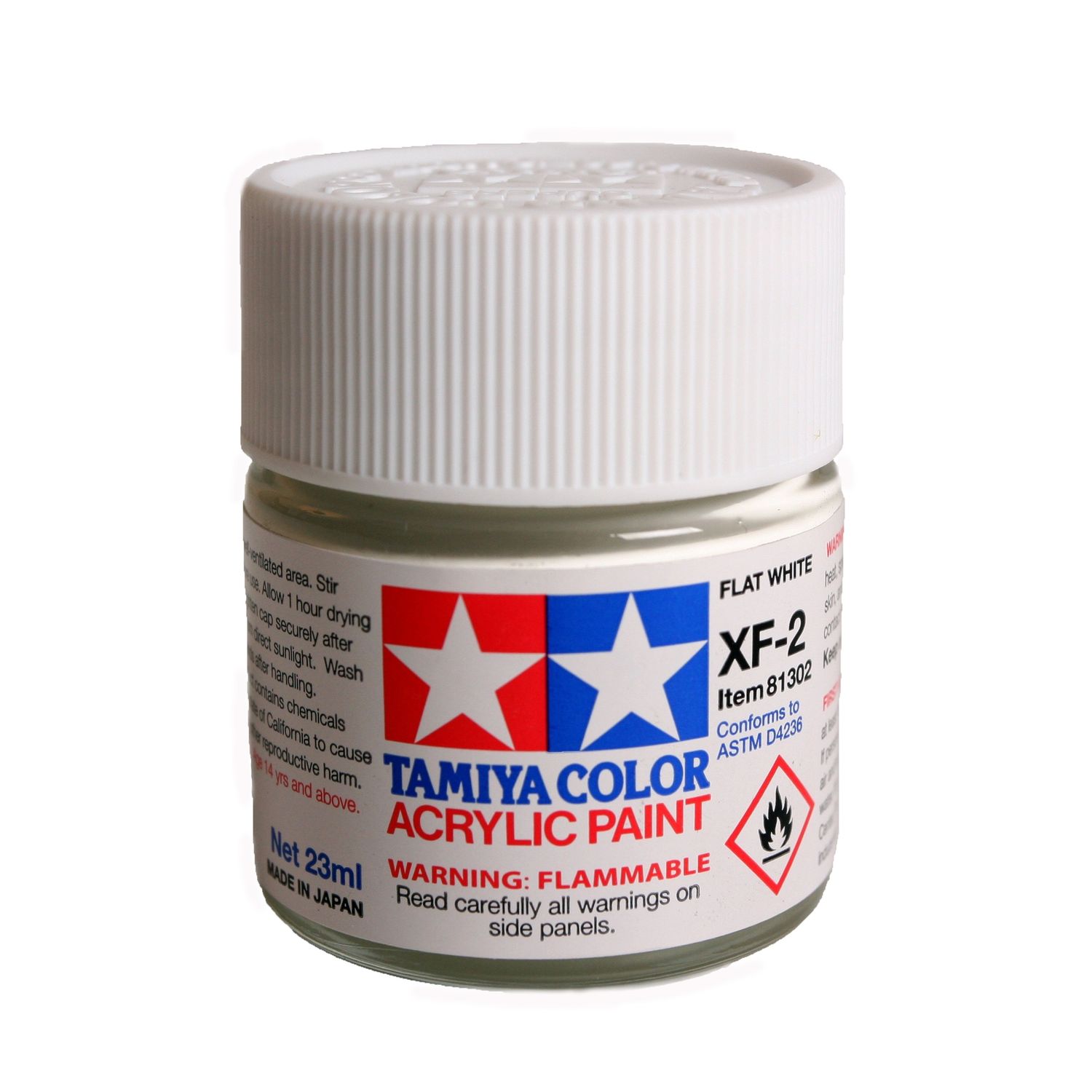 Tamiya XF-2 Flat White Acrylic (23ml) 81302