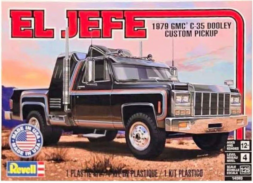 Revell 1/25 El Jefe 1979 GMC C-35 Dooley Custom Pickup 14593