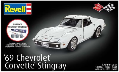 Revell 1/32 '69 Chevrolet Corvette Stingray Starter Kit 77684