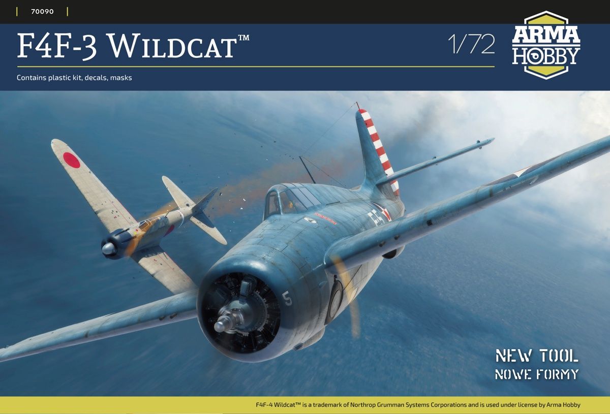 Arma Hobby 1/72 F4F-3 Wildcat 70090