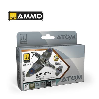AMMO by Mig ATOM Aircraft Vol.1 Beginner's Paint Set 20916