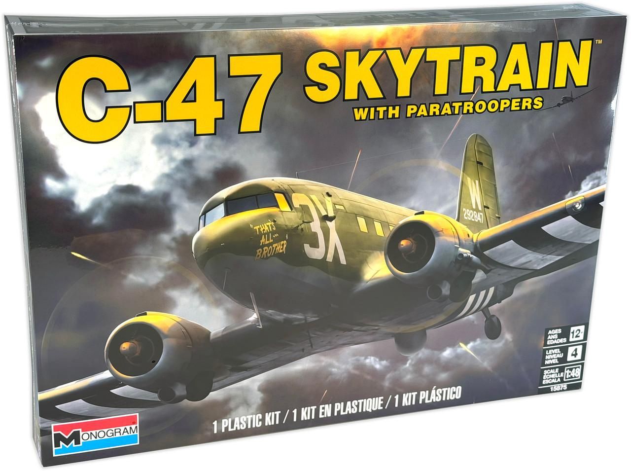 Revell 1/48 C-47 Skytrain w/Paratroopers 15875
