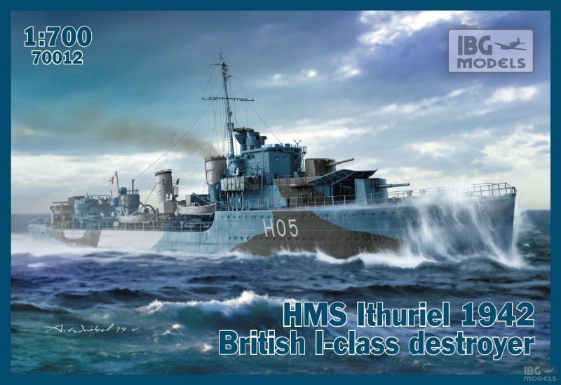 IBG 1/700 HMS Ithuriel 1942 British I-Class Destroyer 70012