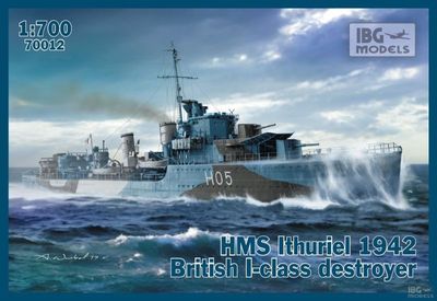 IBG 1/700 HMS Ithuriel 1942 British I-Class Destroyer 70012