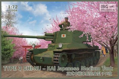 IBG 1/72 Type 3 Chi-Nu - Kai Japanese Medium Tank 72058