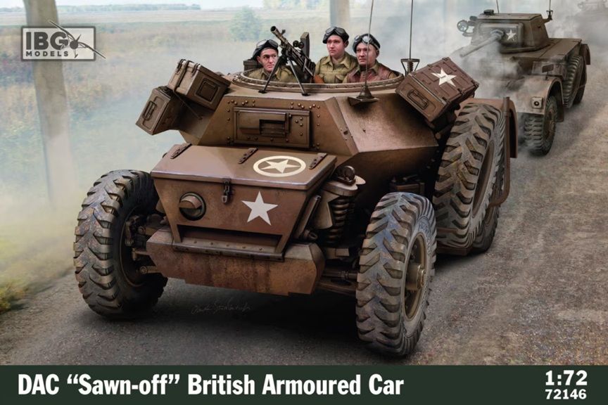 IBG 1/72 Britsh Daimler Armoured Car "Sawn-Off" 72146