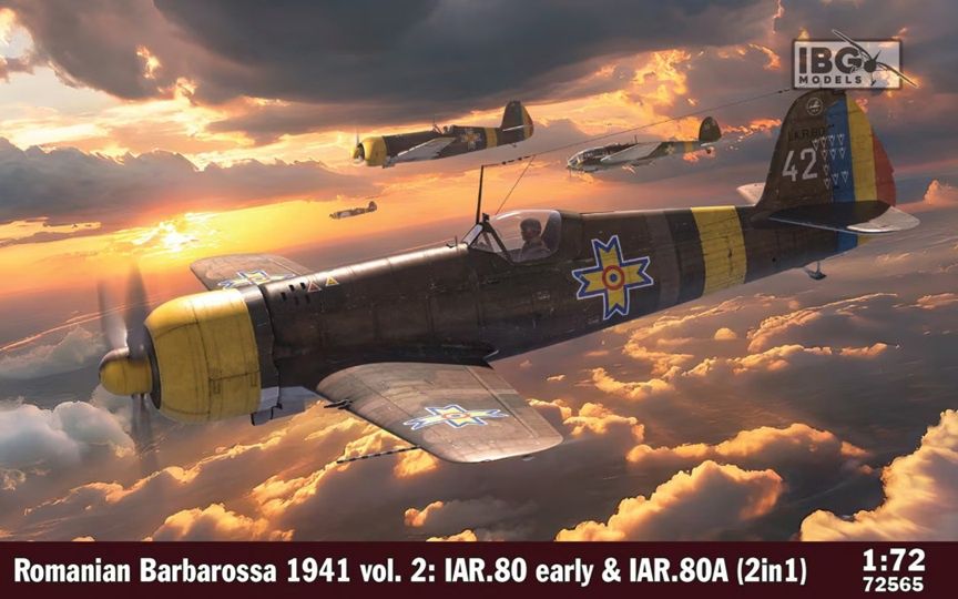 IBG 1/72 Romanian Barbarossa 1941 Vol. 2: IAR.80 Early &amp; IAR.80A 72565