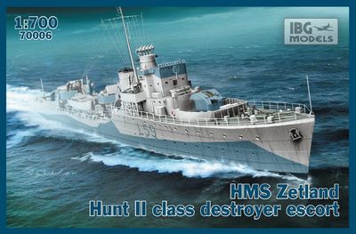 IBG 1/700 HMS Zetland 1942 Hunt II Class Destroyer Escort 70006