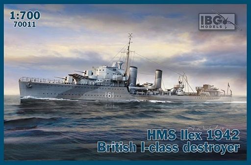 IBG 1/700 HMS Ilex 1942 British I-class Destroyer 70011