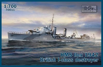 IBG 1/700 HMS Ilex 1942 British I-class Destroyer 70011