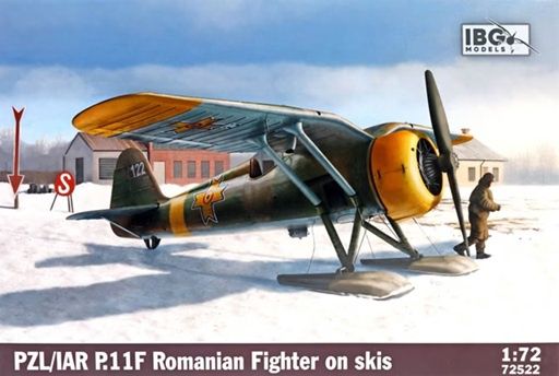 IBG 1/72 PZL/IAR P.11F Romanian Fighter on Skis 72522