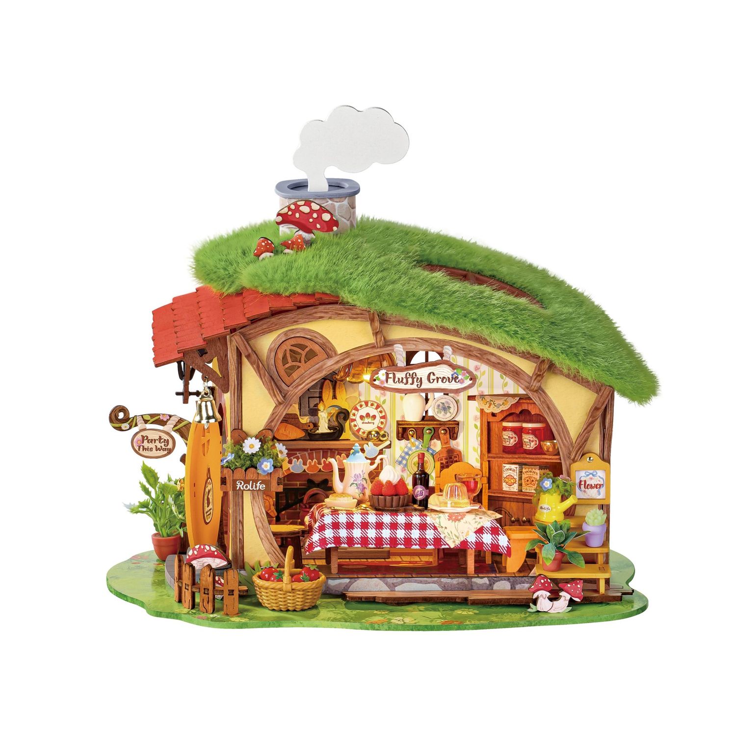 Rolife DIY Miniature House Fluffy Grove DG184