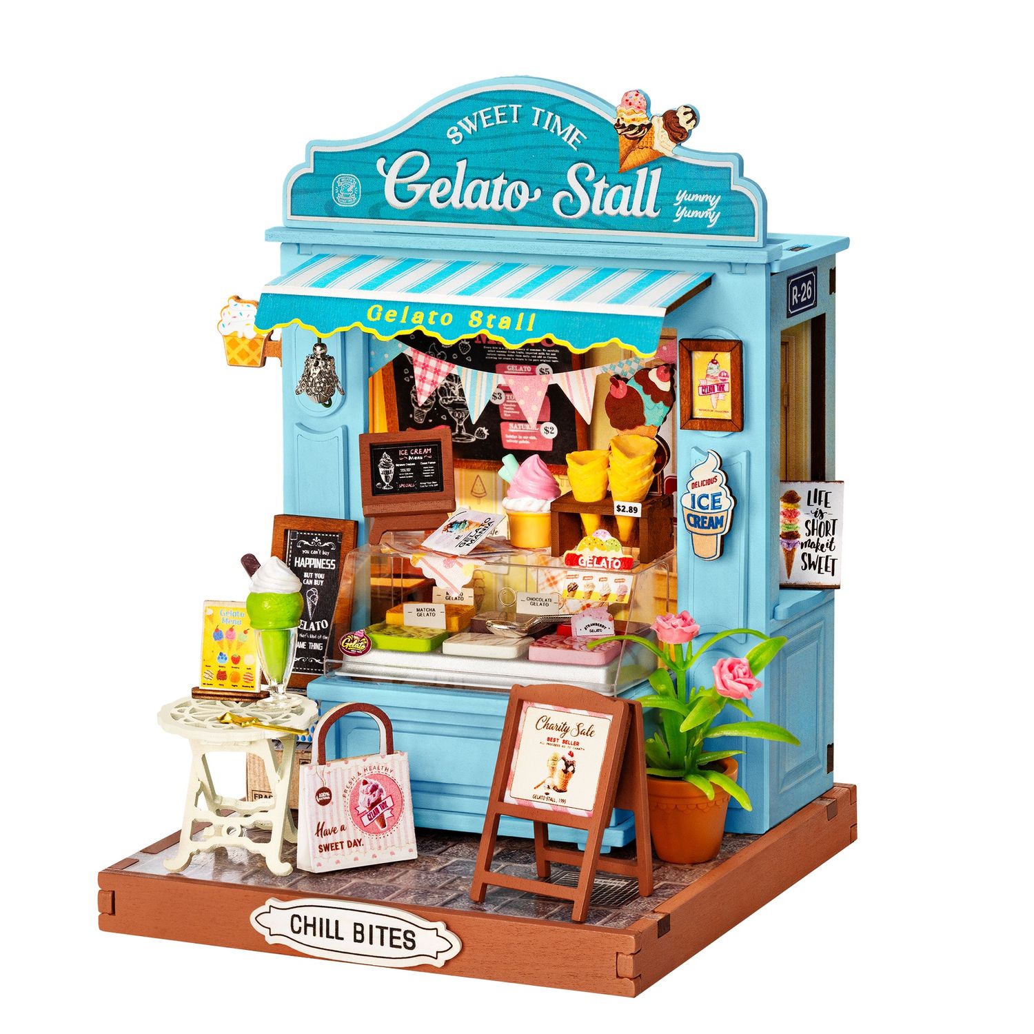 Rolife DIY Miniature House Gelato Stall DS052