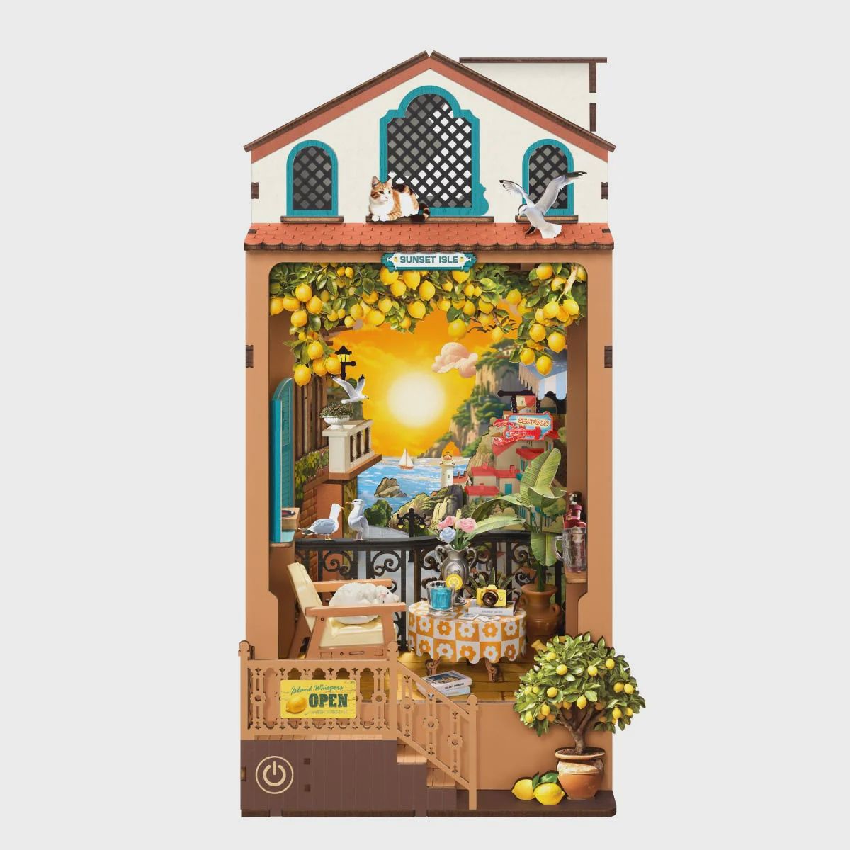 Rolife Book Nook Sunset Isle TGB18