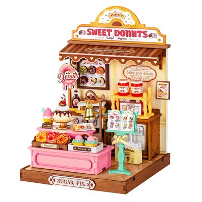 Rolife DIY Miniature House Sweetie's Donut Shop DS051