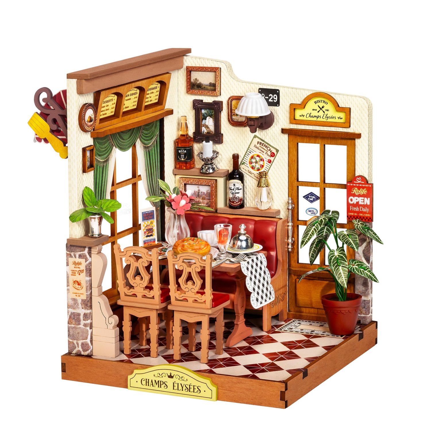 Rolife DIY Miniature House Champs-Élysées Bistro DS053