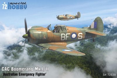 Special Hobby 1/72 CAC Boomerang Mk.I/II 'Australian Emergency Fighter' 72539