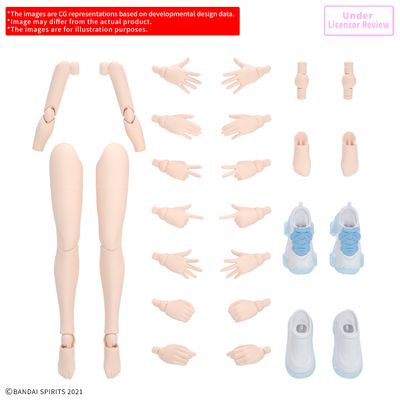 Bandai 30MS OB-23 Option Body Parts Arm Parts &amp; Leg Parts S [Color A] 5084471