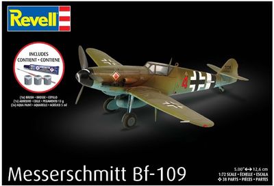 Revell 1/72 Messerschmitt Bf 109 G-10 Starter Kit 74160