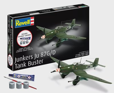Revell 1/72 Junkers Ju 87 G/D Tank Buster Starter Kit 74692