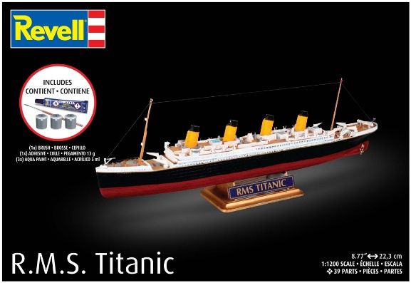 Revell 1/1200 R.M.S. Titanic Starter Kit 75804