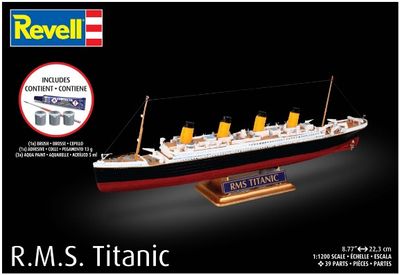 Revell 1/1200 R.M.S. Titanic Starter Kit 75804
