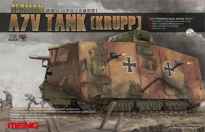 Meng 1/35 German A7V Tank (Krupp) TS-017