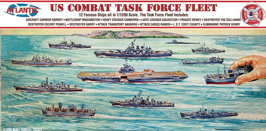 Atlantis 1/1200 US Combat Task Force Fleet 6300