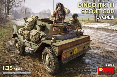 MiniArt 1/35 Dingo Mk. III Scout Car w/Crew 53088