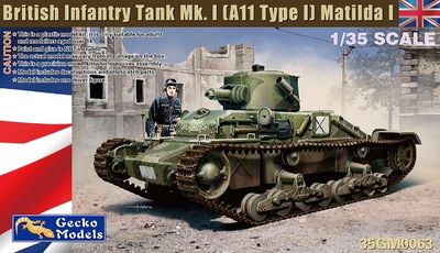 Gecko 1/35 British Infantry Tank Mk. I (A11 Type I) Matilda I 35GM0063