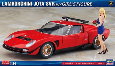 Hasegawa 1/24 Lamborghini Jota SVR w/Girl's Figure 52479