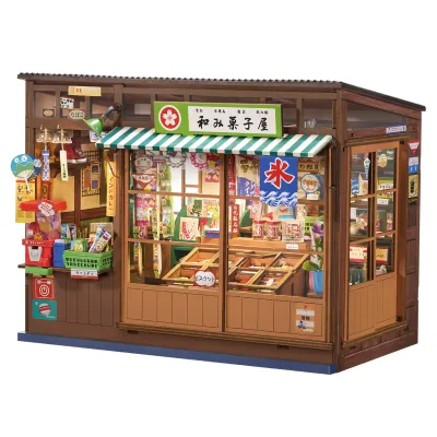 Rolife Book Nook Nostalgic Corner Shop TGE05