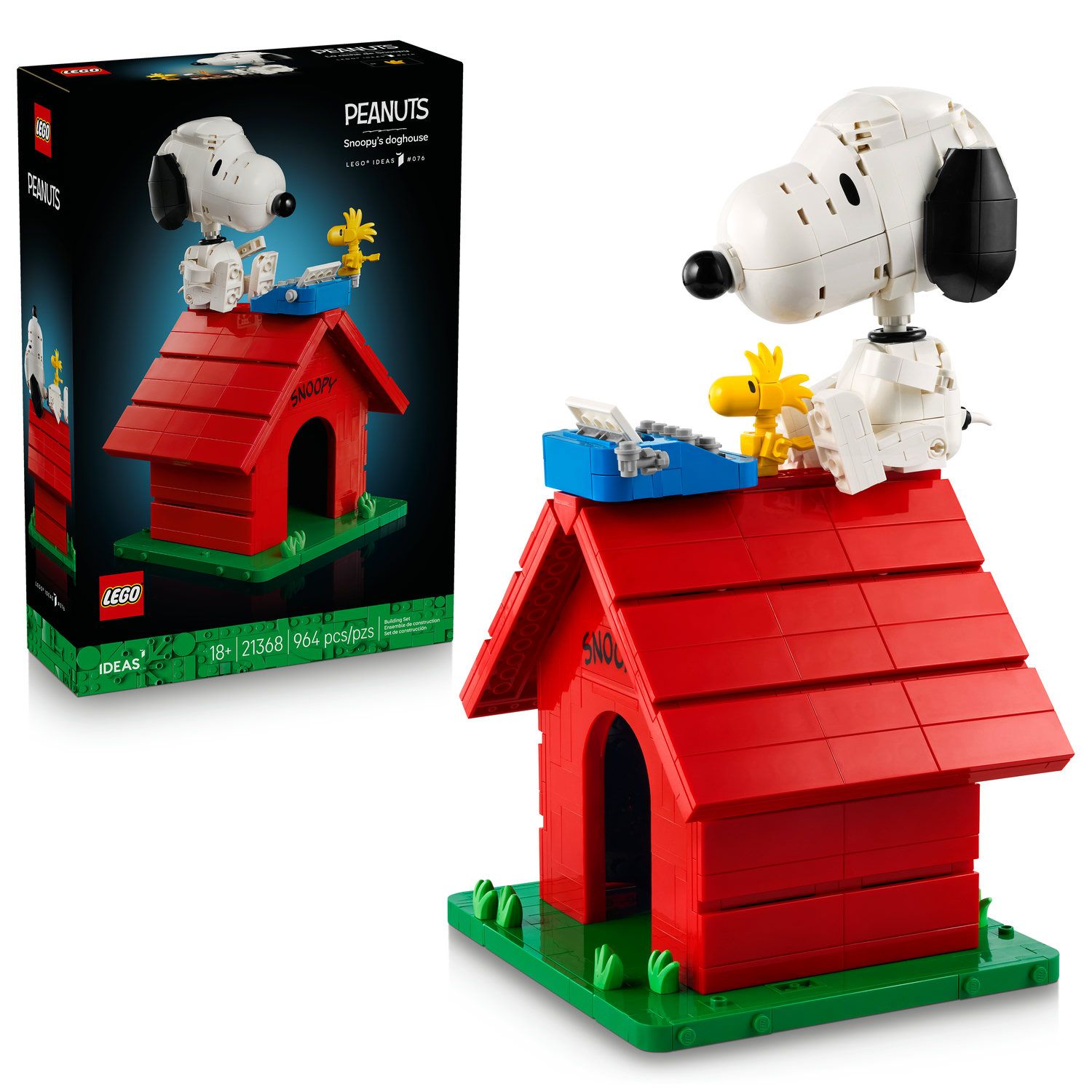 LEGO Ideas Peanuts: Snoopy's Doghouse 21368