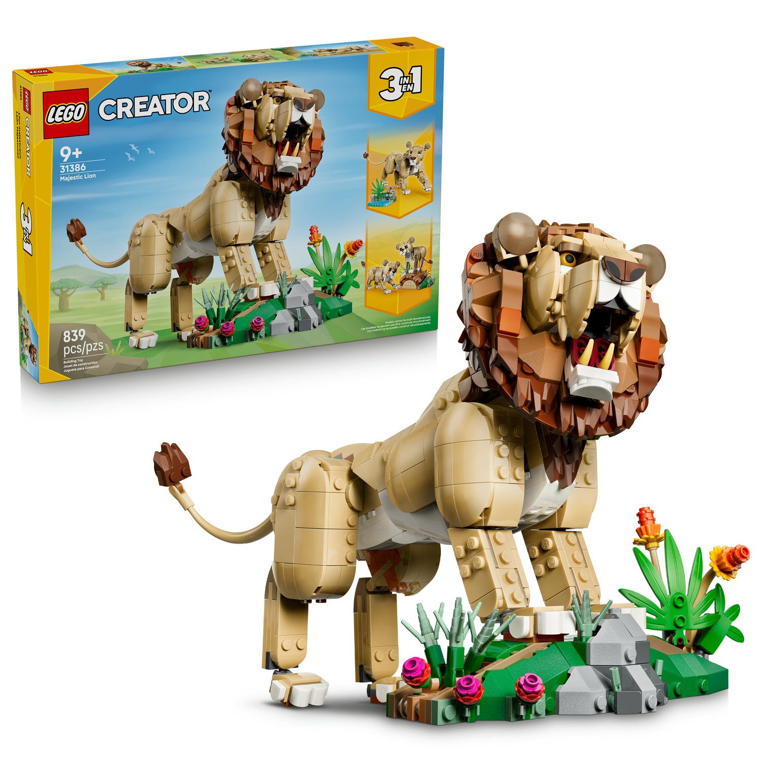 LEGO Creator Wild Animals: Majestic Lion 31386