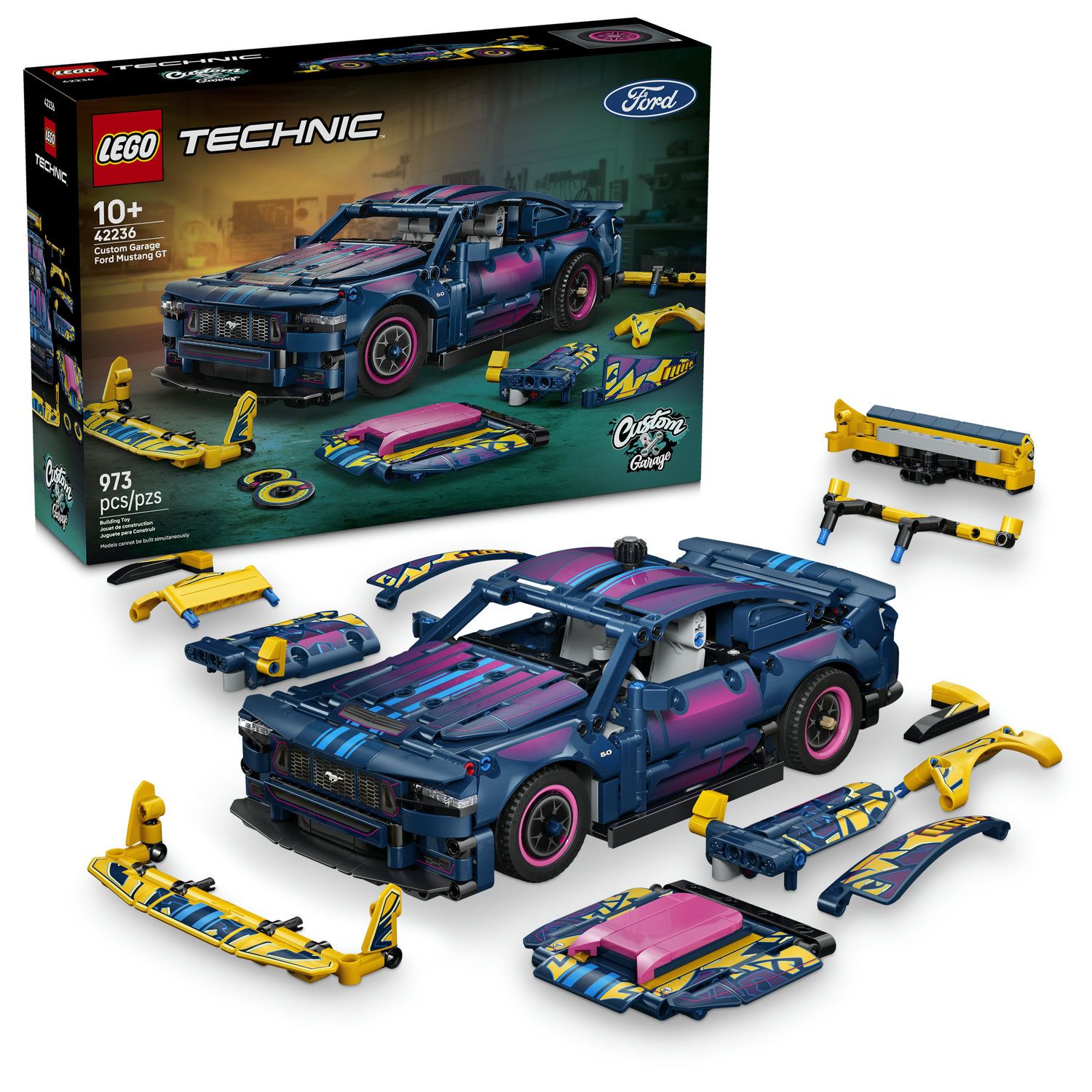 LEGO Technic Custom Garage Ford Mustang GT 42236