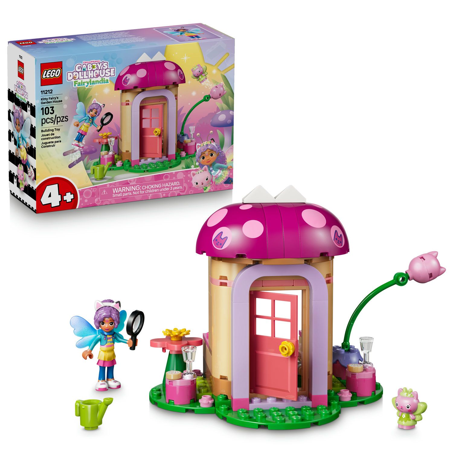 LEGO Gabby's Dollhouse Kitty Fairy's Garden House 11212