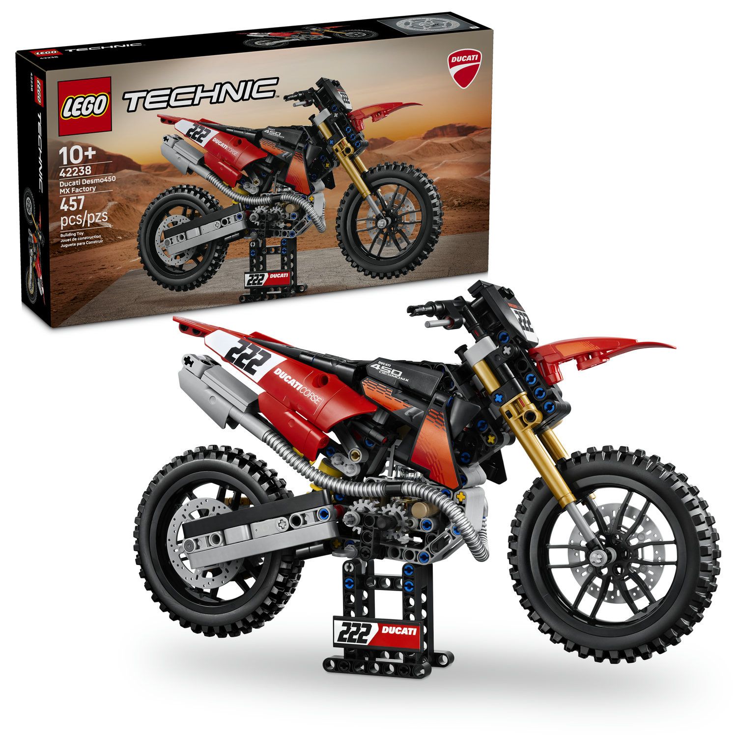 LEGO Technic Ducati Desmo450 MX Factory 42238