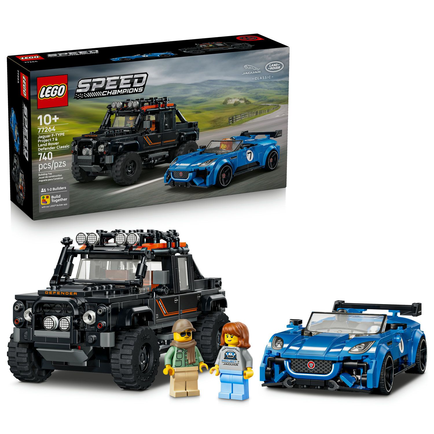 LEGO Speed Champions Jaguar Project 7 &amp; Land Rover Defender 77264