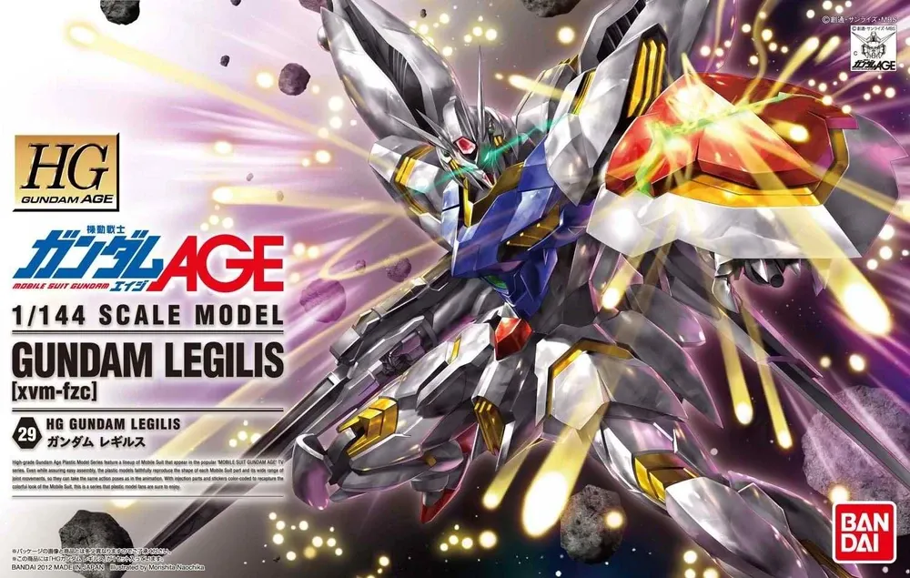 Bandai 1/144 HGAGE #29 xvm-fzc Gundam Legilis "Mobile Suit Gundam AGE" 5060370