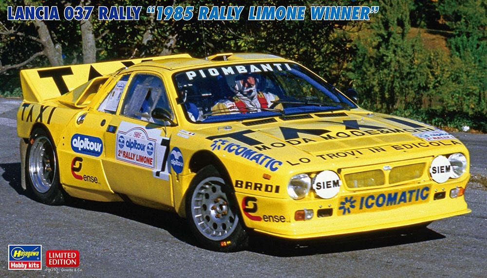 Hasegawa 1/24 Lancia 037 Rally "1985 Rally Limone Winner" 20806