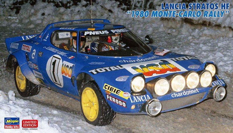Hasegawa 1/24 Lancia Stratos HF "1980 Monte-Carlo Rally" 20810