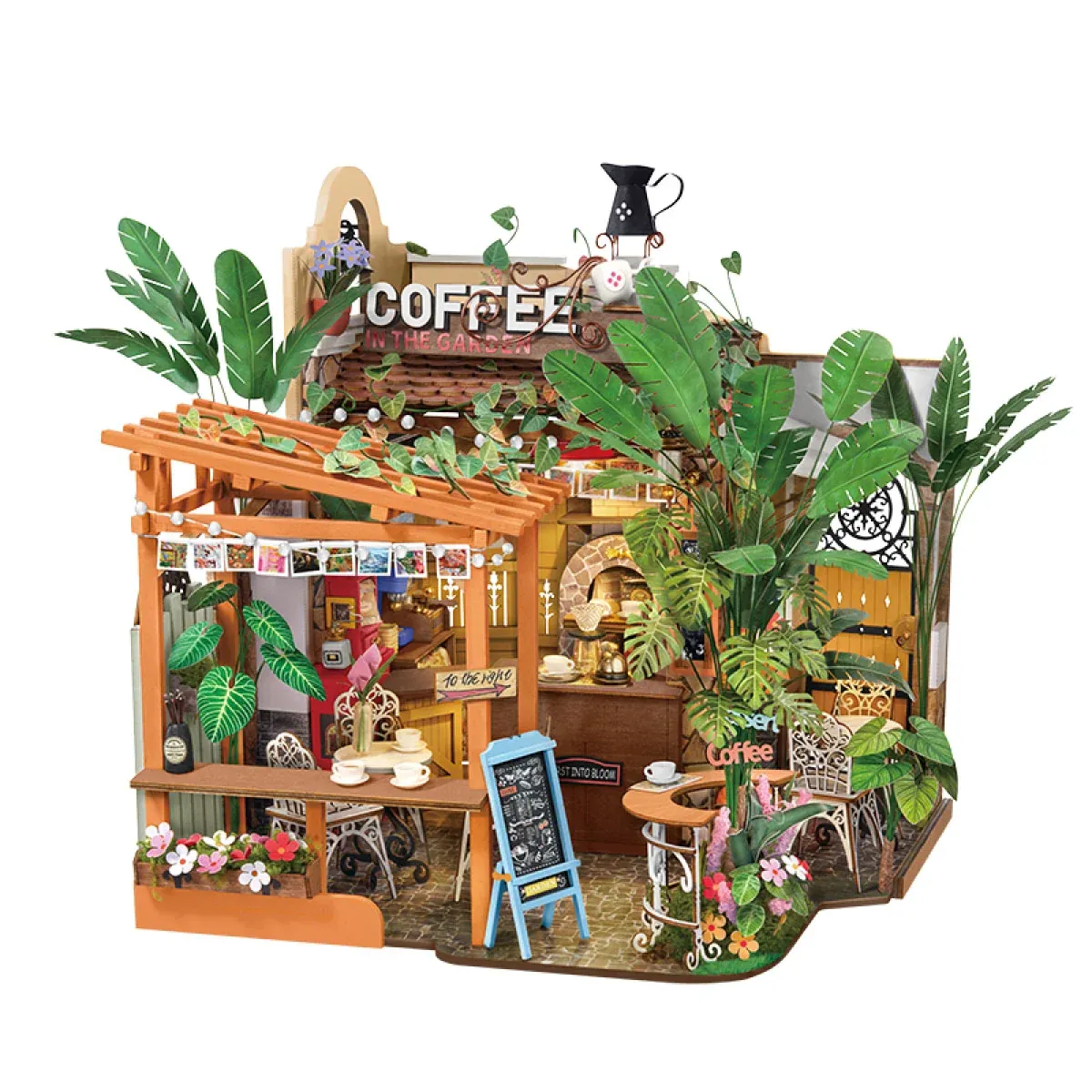 Rolife DIY Miniature House Leafree Café DH201