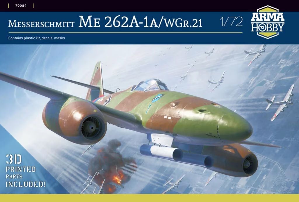 Arma Hobby 1/72 Messerschmitt Me262A-1a/WGr.21 70084