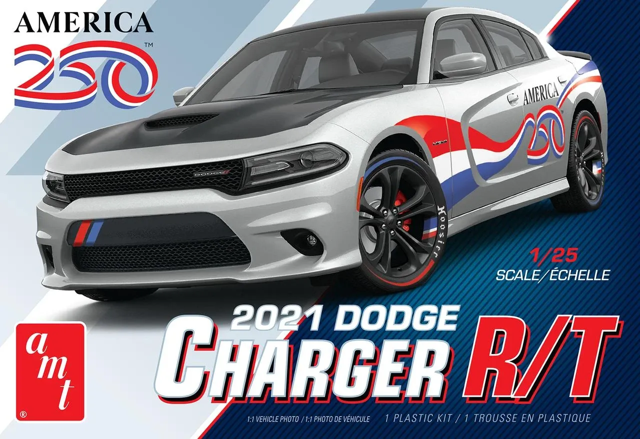 AMT 1/25 2021 Dodge Charger R/T 'America 250' 1604