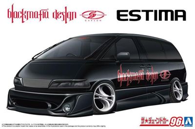 Aoshima 1/24 Blackmafia Toyota TCR11W Estima '98 201619