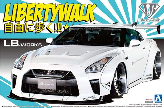 Aoshima 1/24 LB Works Nissan R35 GT-R Type 1.5 055908